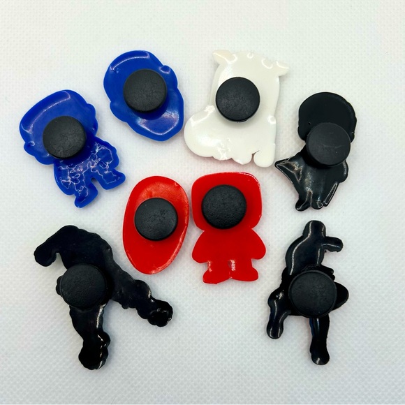 BOGO! Crocs Style Shoe Charms Jibbitz Superhero Marvel DC Avengers 8 pc Set NEW - Picture 2 of 4